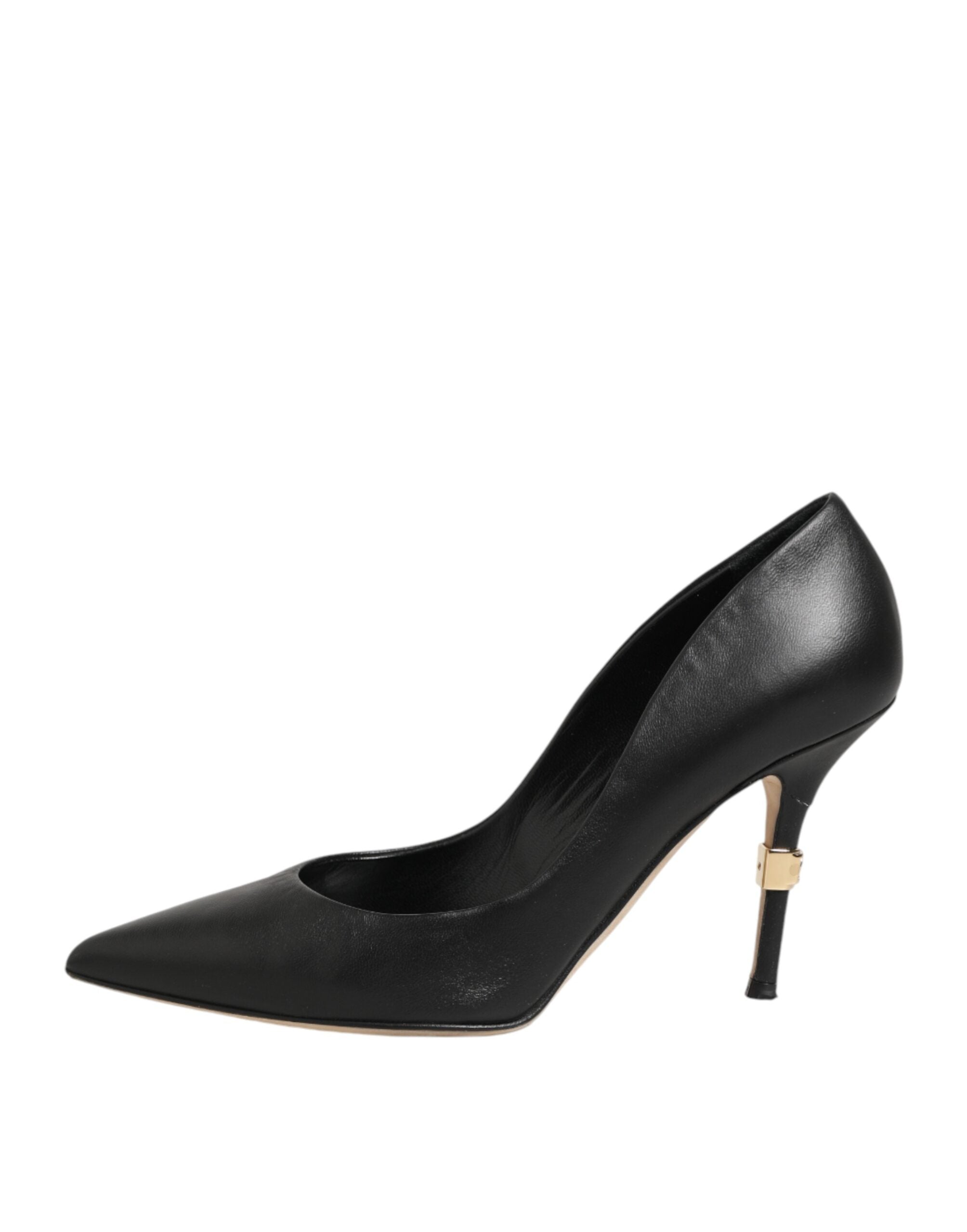 Dolce & Gabbana Schwarze Lackleder-Pumps mit hohem Absatz