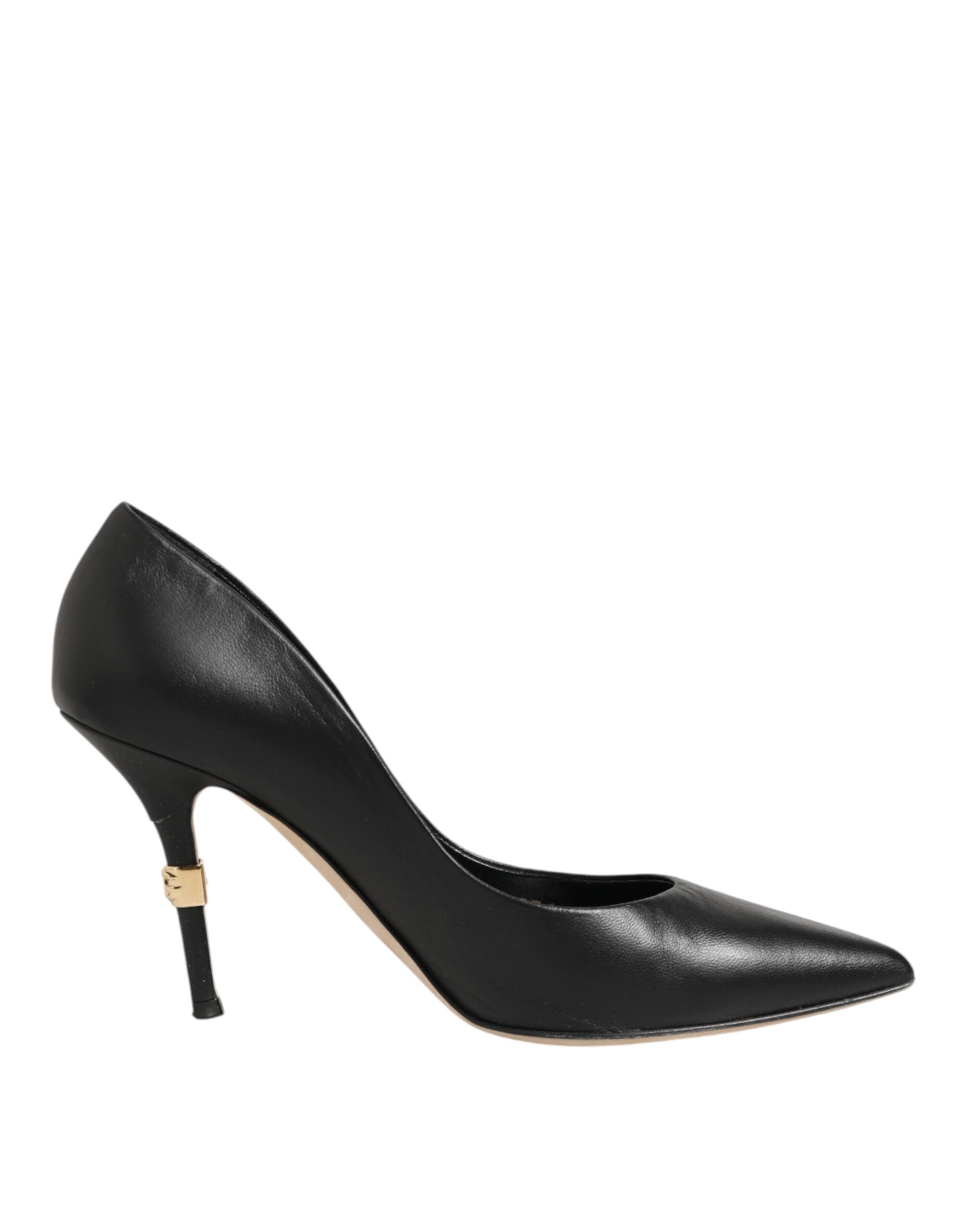 Dolce & Gabbana Schwarze Lackleder-Pumps mit hohem Absatz