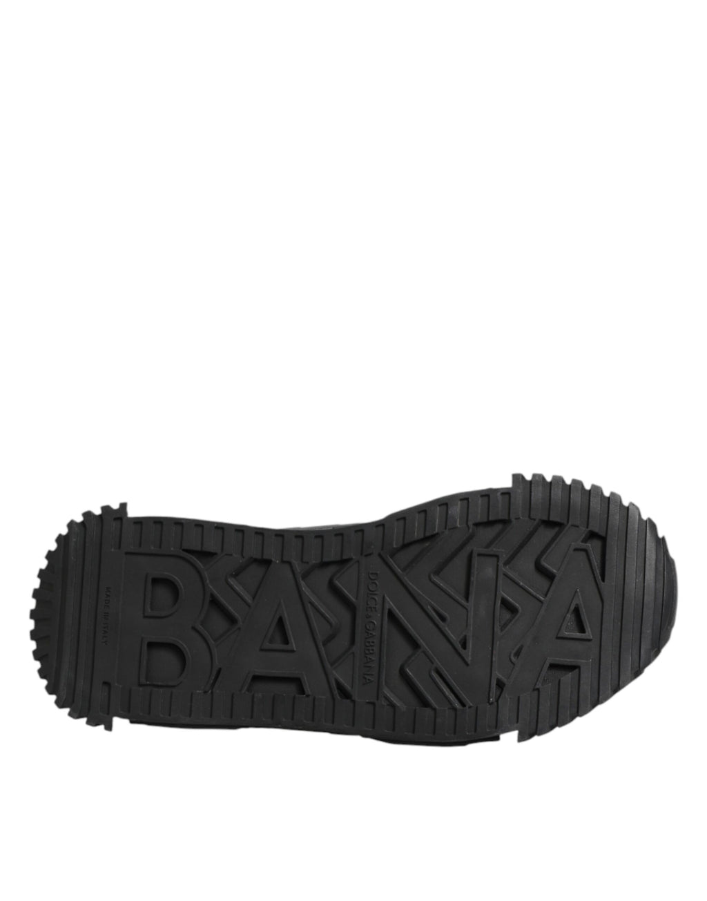 Dolce & Gabbana Schwarze Logo-Spitzen-Sneaker NS1