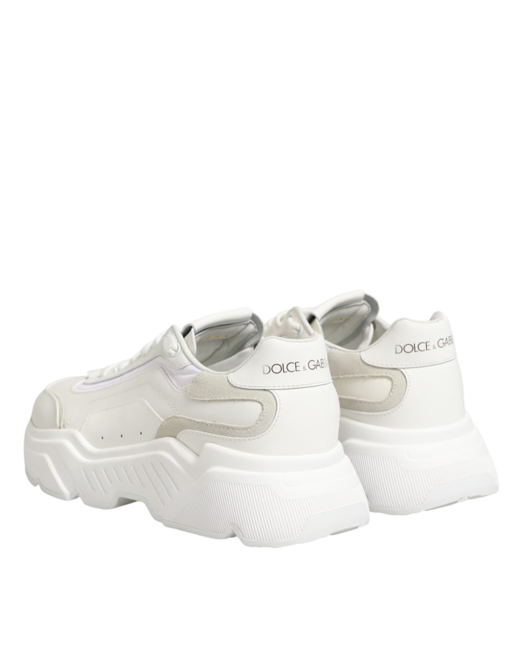 Dolce & Gabbana Weiße Leder-Daymaster Low-Top Sneakers