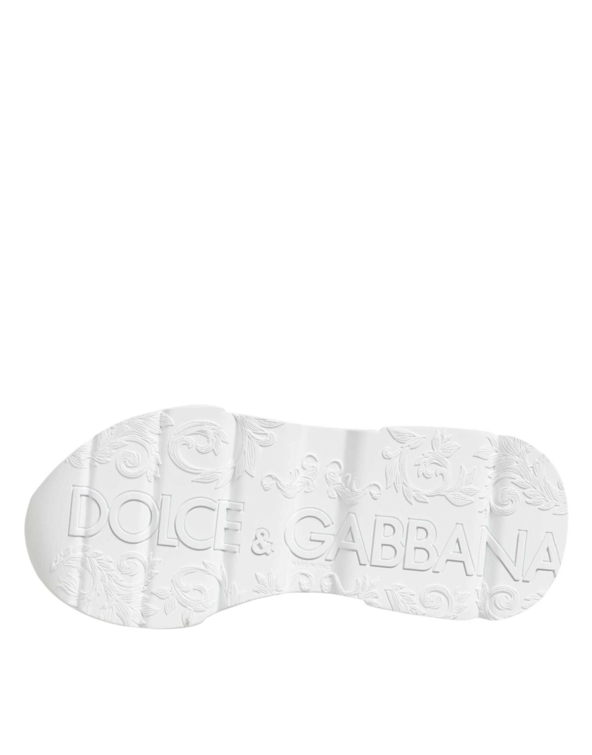 Dolce & Gabbana Weiße Leder-Daymaster Low-Top Sneakers