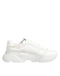 Dolce & Gabbana White Leather Daymaster Low Top Sneakers Shoes