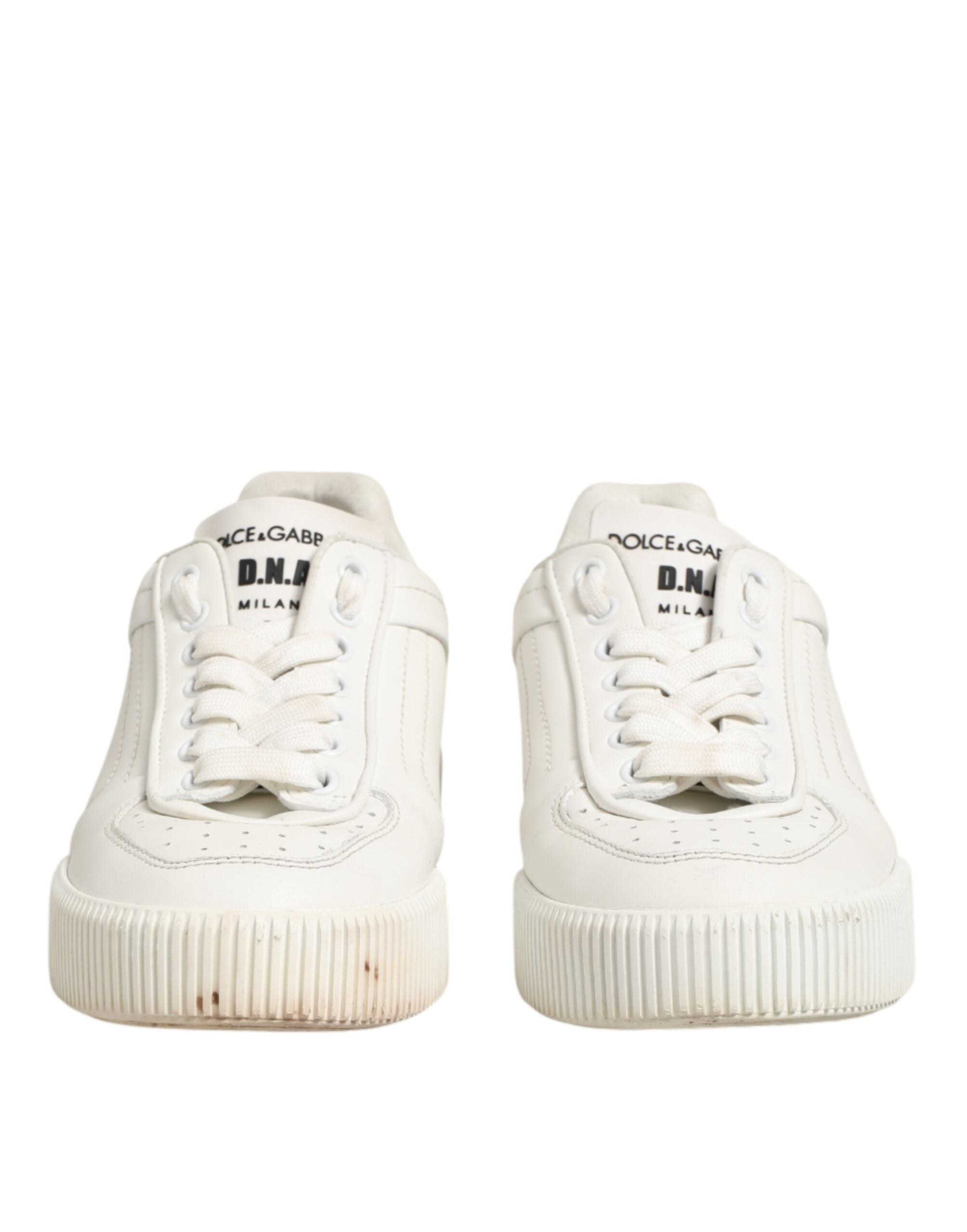 Dolce & Gabbana Weiße Leder-Sneakers MIAMI