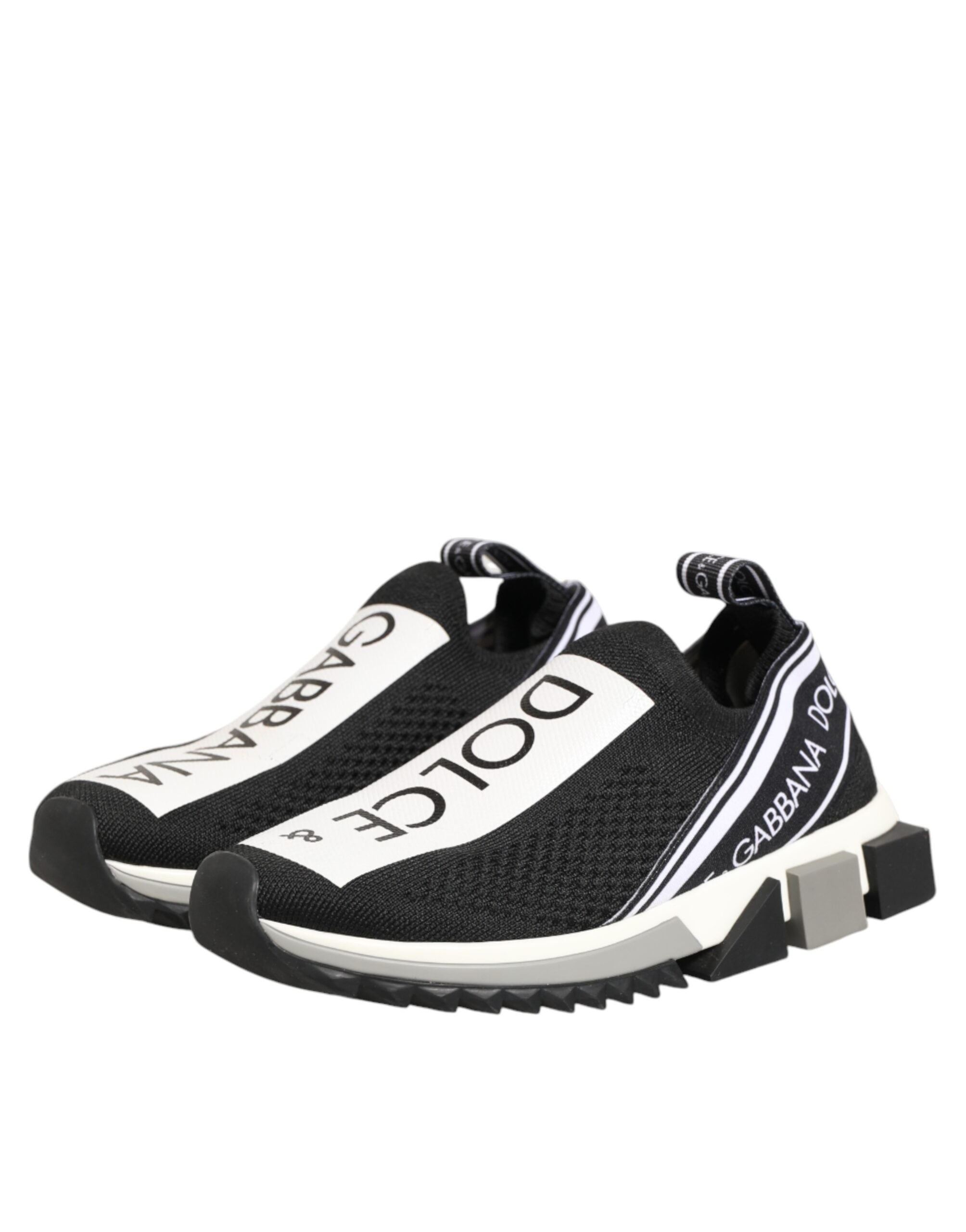 Dolce & Gabbana Schwarze Logo-Sneaker Sorrento