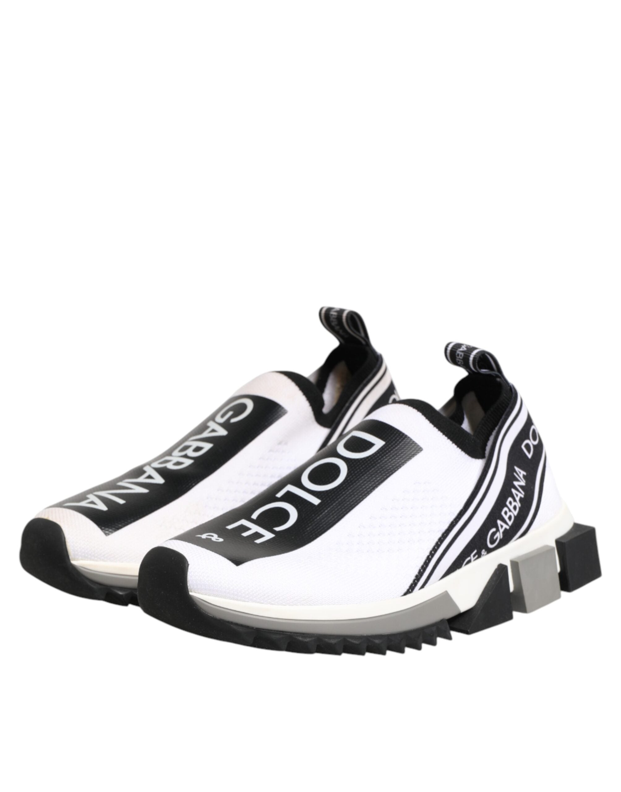 Dolce & Gabbana Weiße Logo Low-Top Sorrento Sneakers