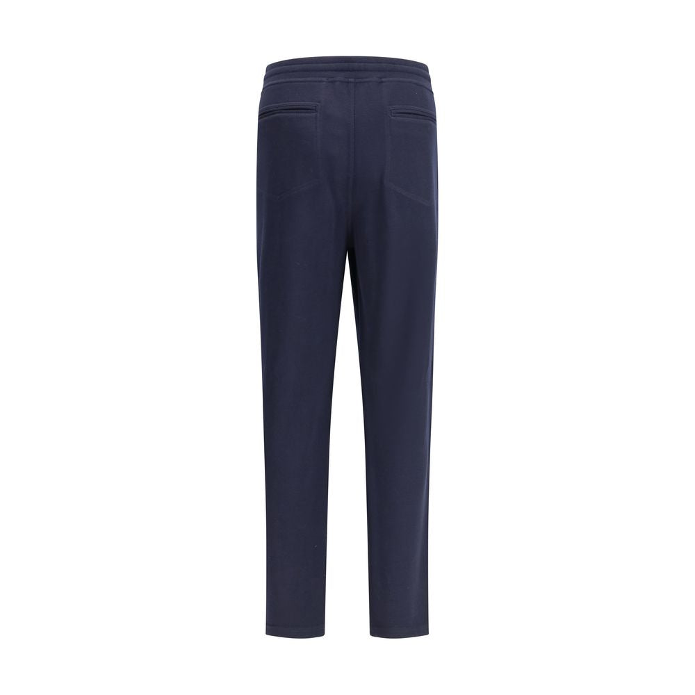 Brunello Cucinelli Blaue Kaschmir-Freizeithose