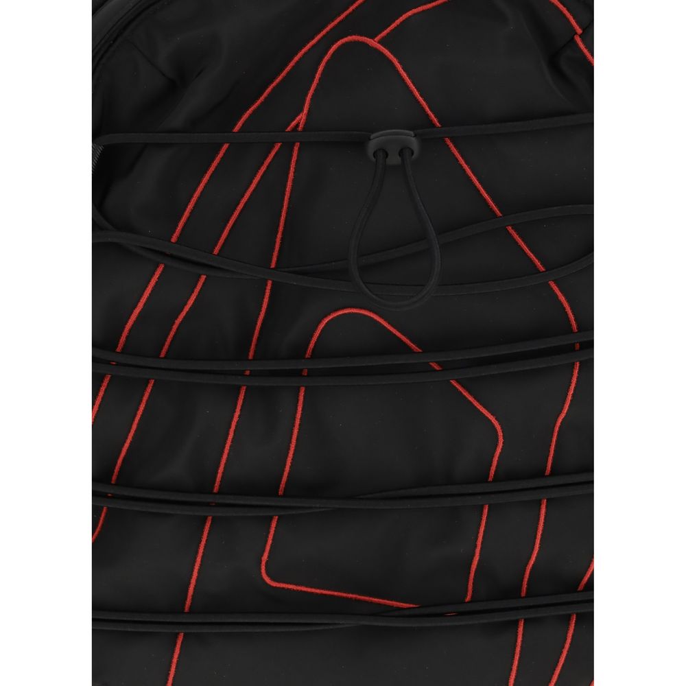 Diesel Schwarzer Polyester-Rucksack