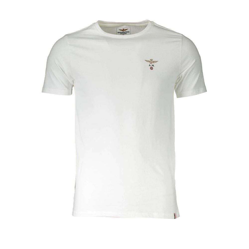 Aeronautica Militare Baumwoll-T-Shirt in Weiß