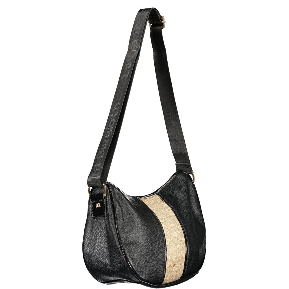 Laura Biagiotti Schwarze PVC-Handtasche für Damen