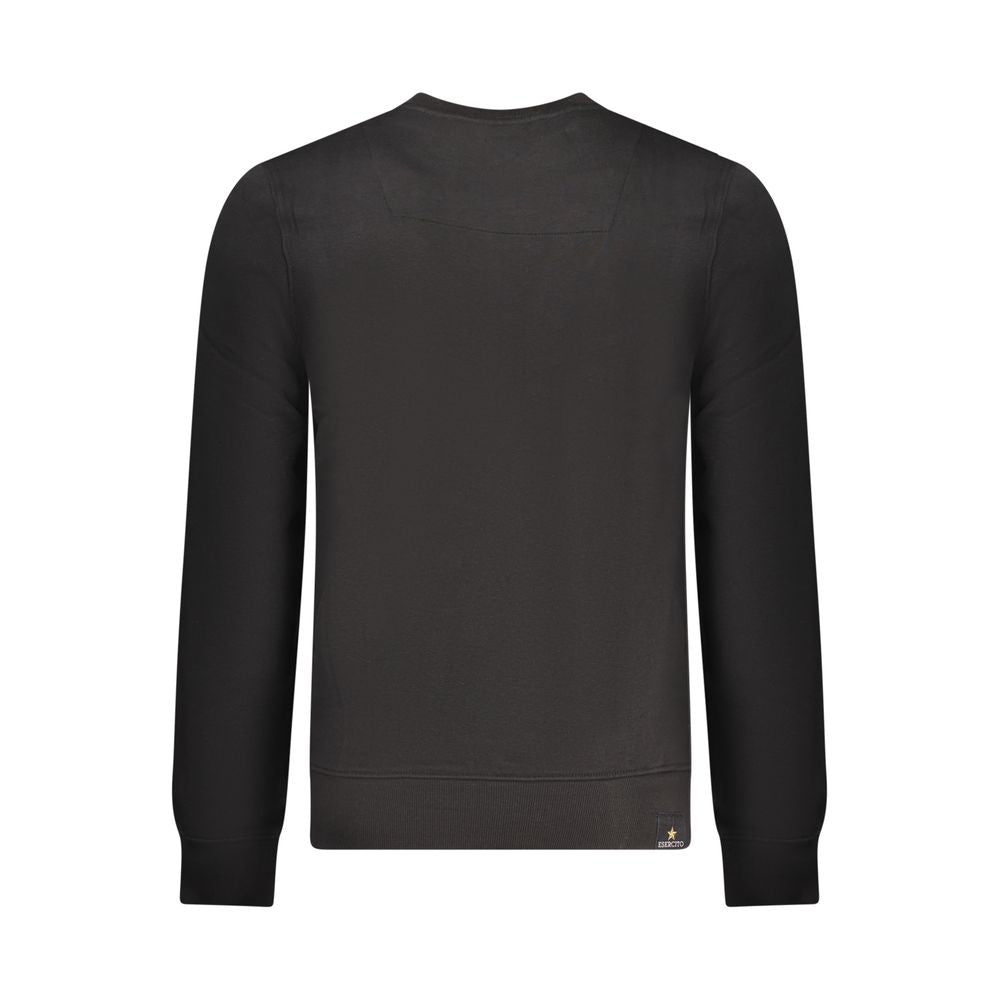 Accademia Militare Baumwoll-Sweatshirt in Schwarz