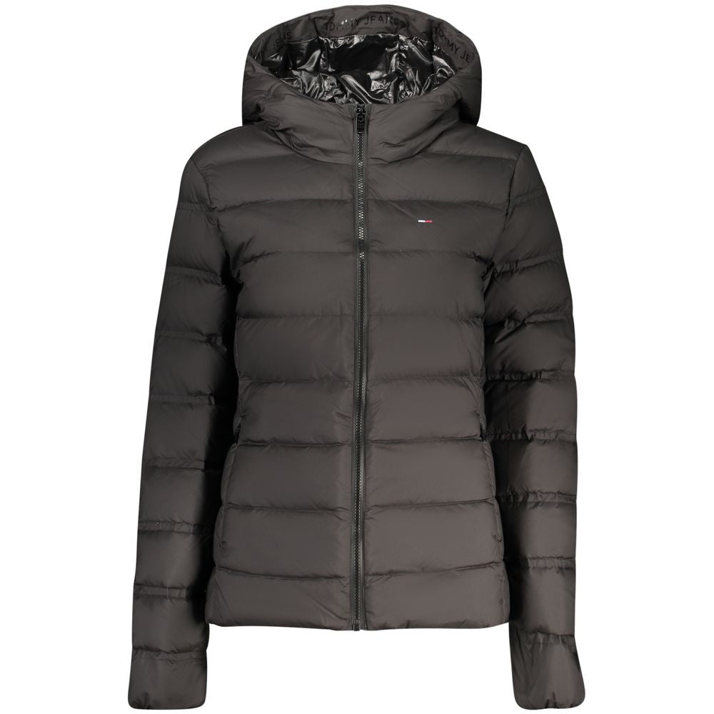 Tommy Hilfiger Schwarze Polyester-Jacken & Mäntel