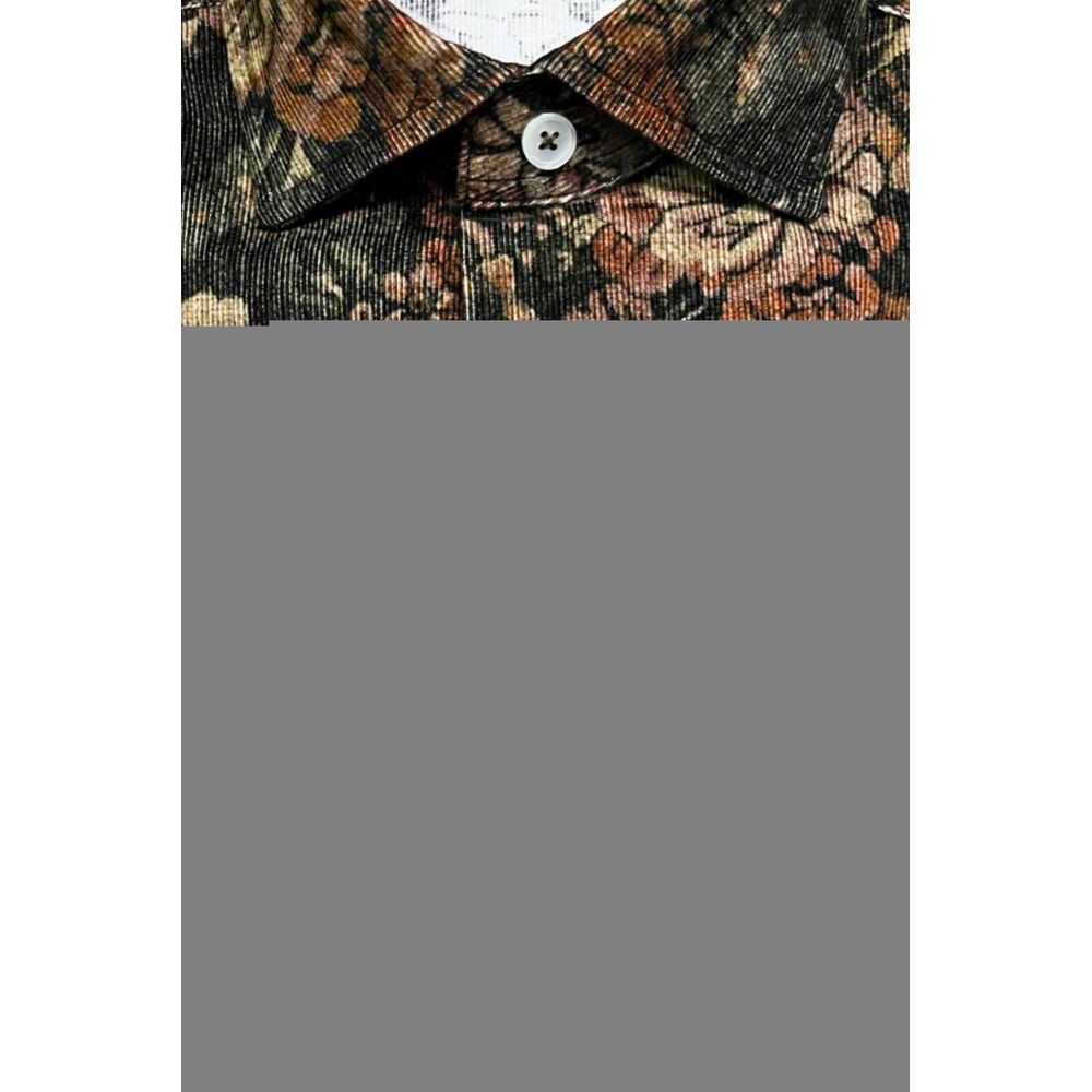 Bagutta Baumwollhemd für Herren mit Fantasiedruck