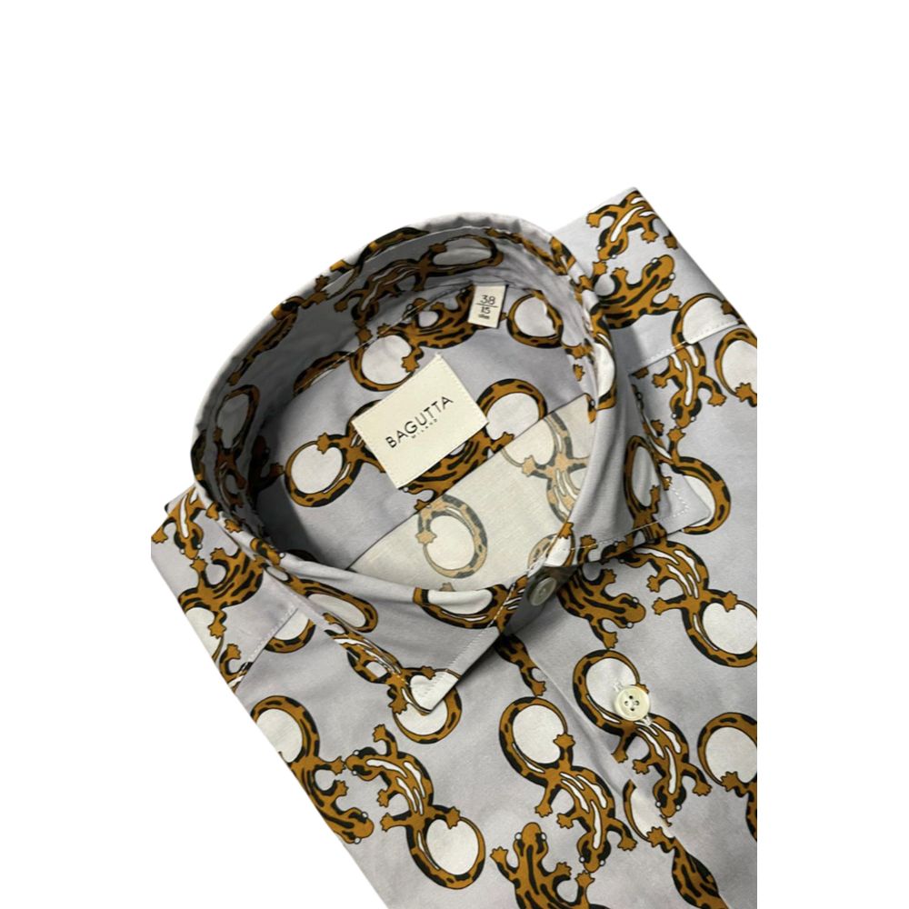 Bagutta Baumwollhemd für Herren in Multicolor