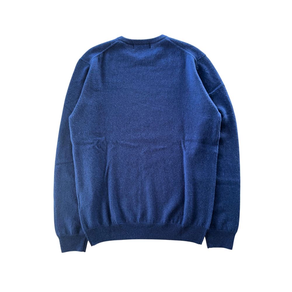 Baldinini Trend Blauer Kaschmir-Pullover