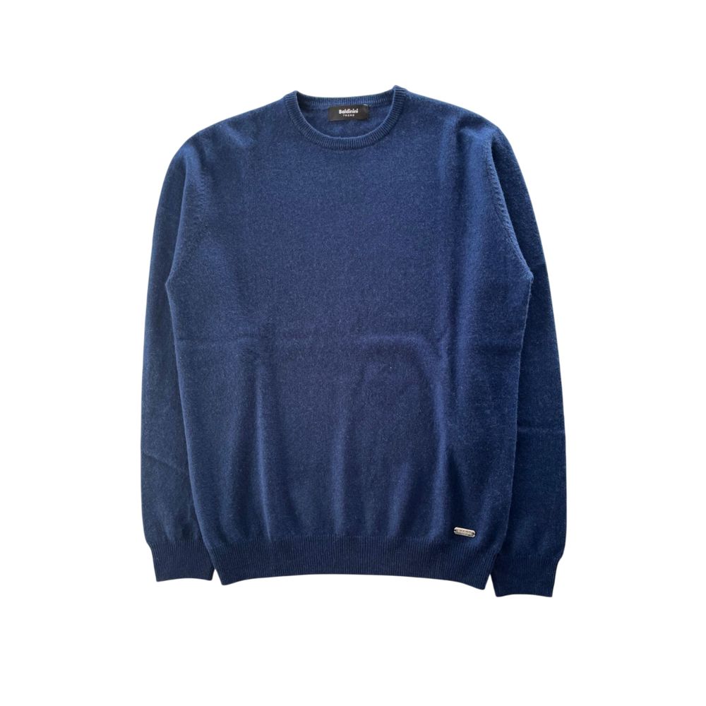 Baldinini Trend Blauer Kaschmir-Pullover