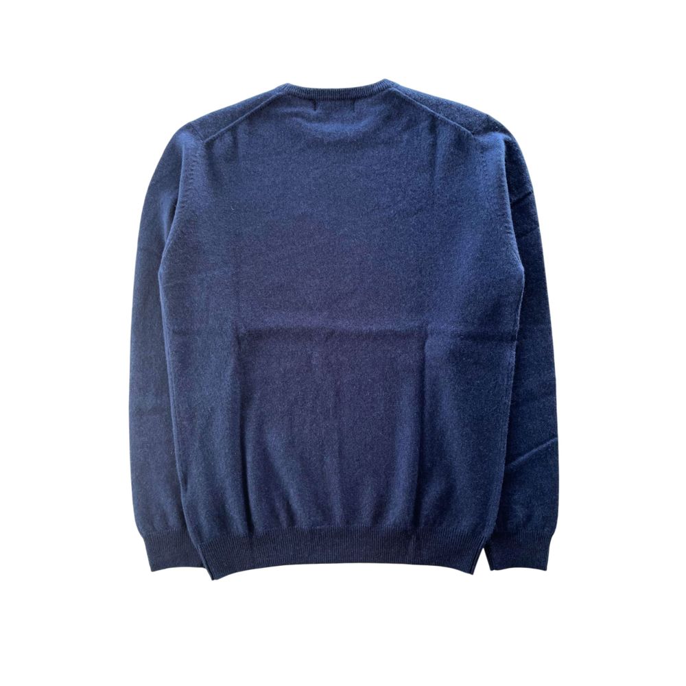 Baldinini Trend Blauer Kaschmir-Pullover
