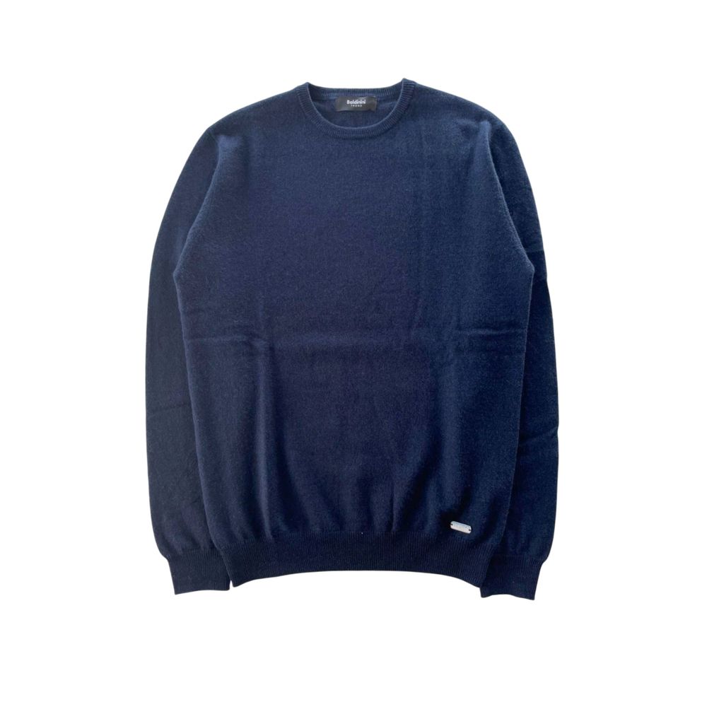 Baldinini Trend Blauer Kaschmir-Pullover