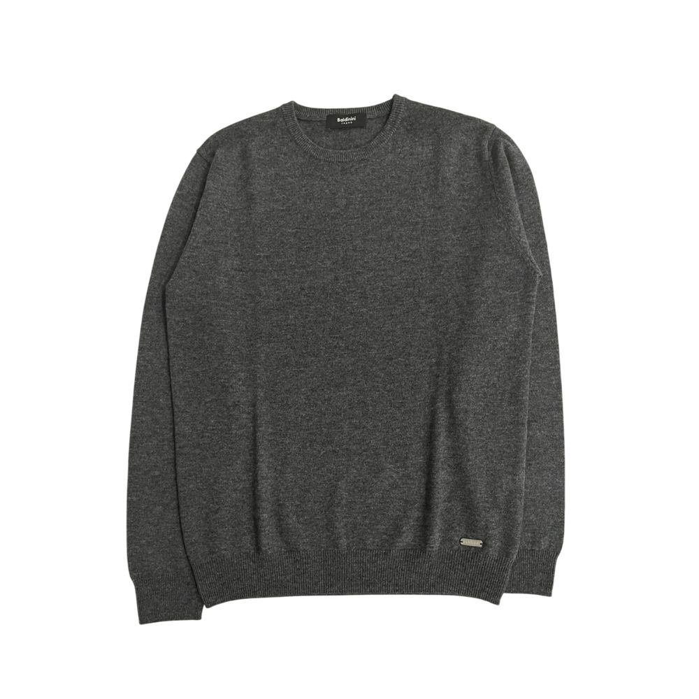 Baldinini Trend Grauer Kaschmir-Pullover