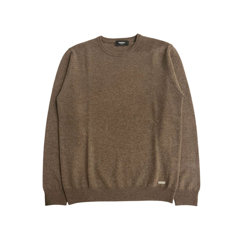 Baldinini Trend Brauner Kaschmir-Pullover