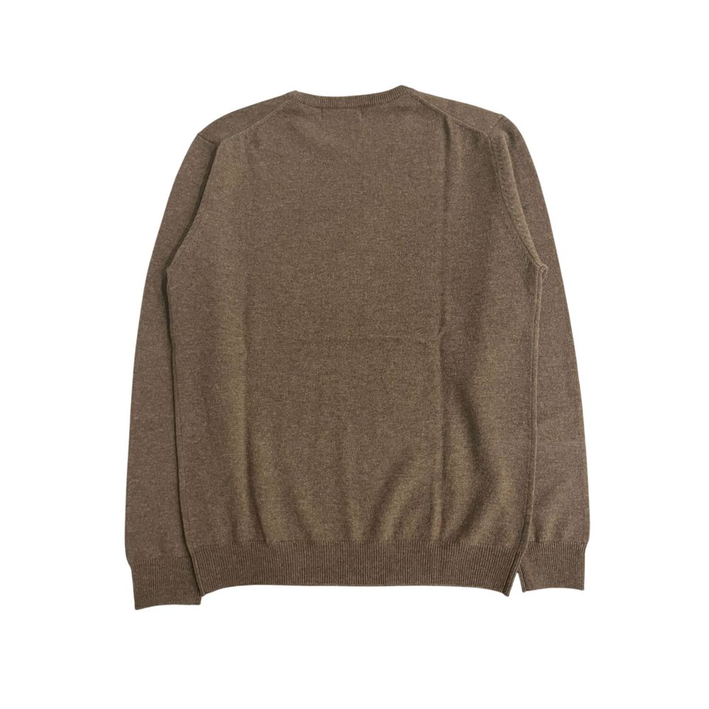 Baldinini Trend Brauner Kaschmir-Pullover