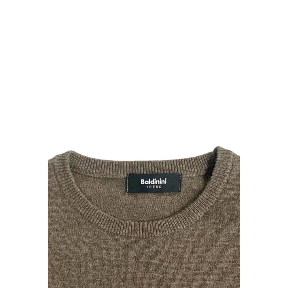 Baldinini Trend Brauner Kaschmir-Pullover