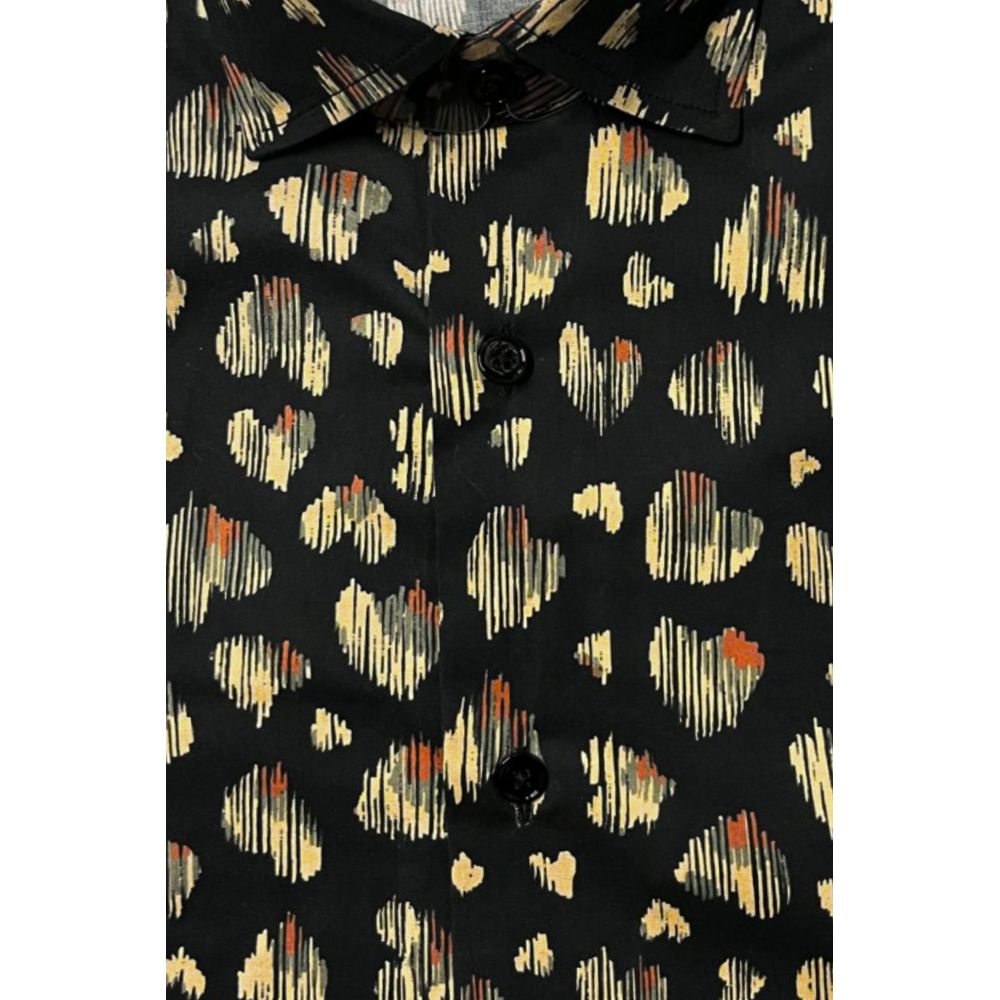 Bagutta Hemd aus Baumwolle mit Fantasymuster