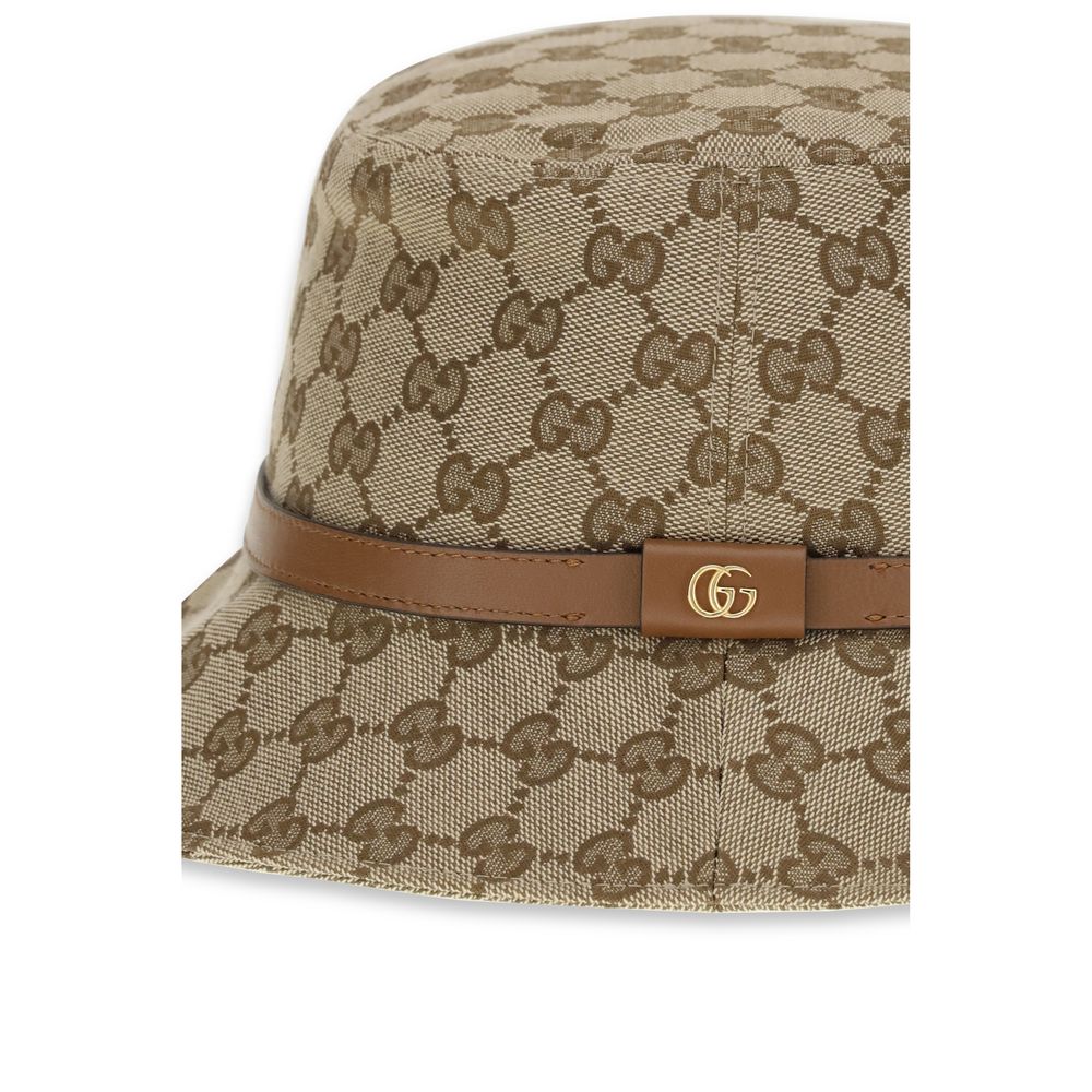 Gucci Beiger Polyester-Eimerhut