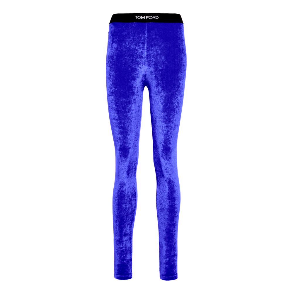 Tom Ford Blaue Viskose-Leggings