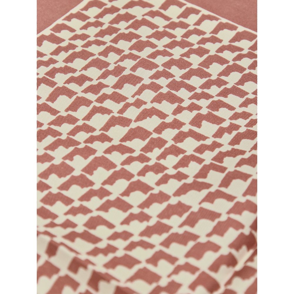 Tom Ford Braune Seiden-Clutch