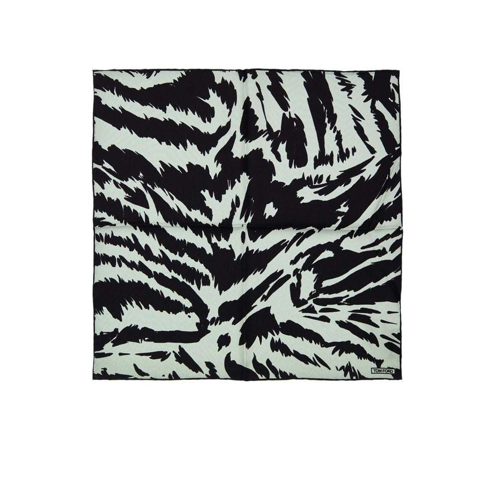 Tom Ford Graue Seiden-Clutch