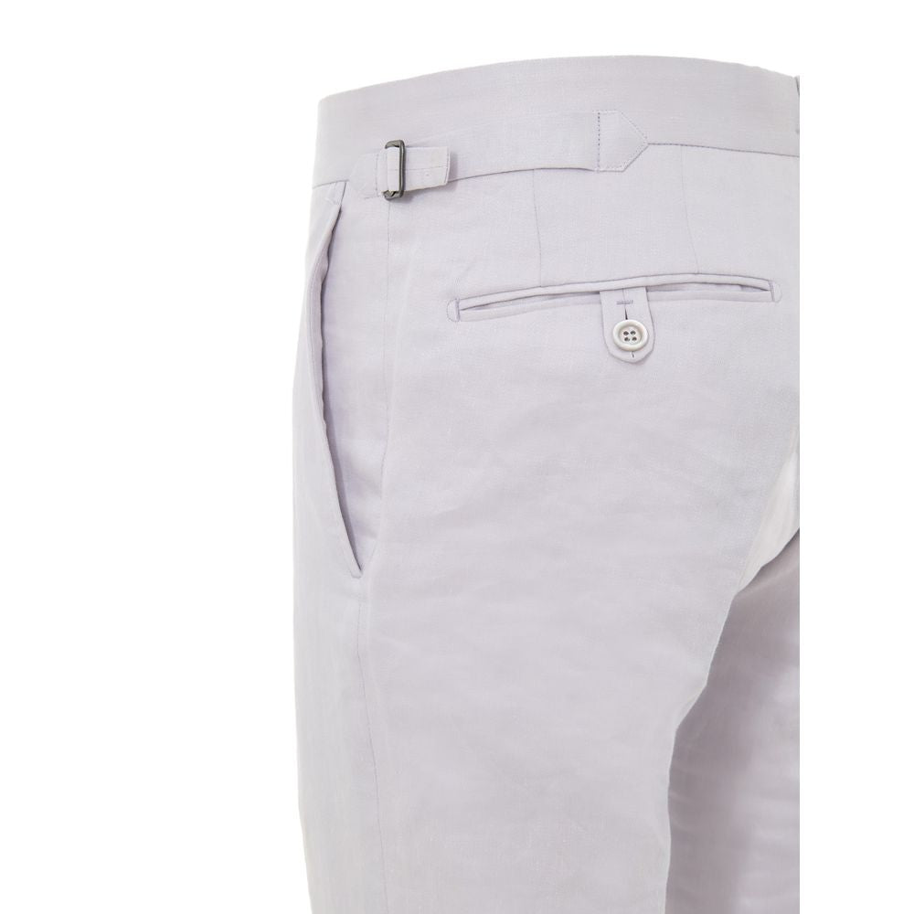 Tom Ford Lila Leinenhose