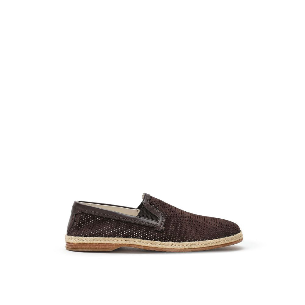Dolce & Gabbana Braune Wildleder-Espadrilles