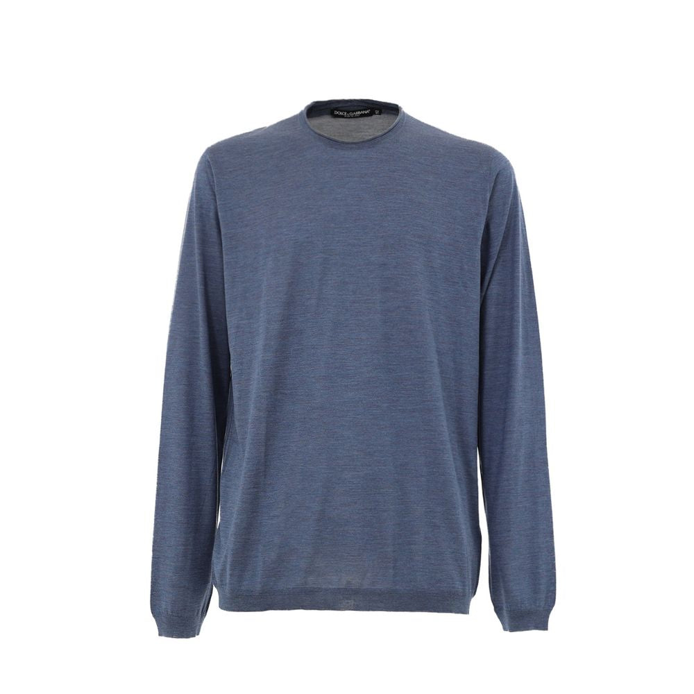 Dolce & Gabbana Seiden-Sweatshirt in Blau
