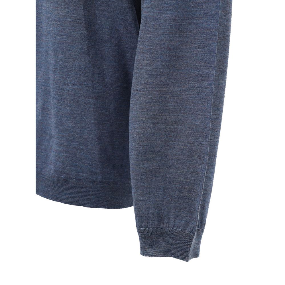 Dolce & Gabbana Seiden-Sweatshirt in Blau