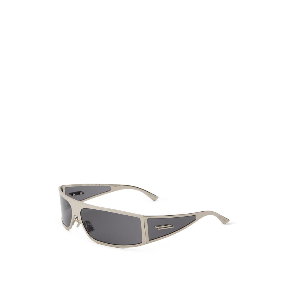 Bottega Veneta Sonnenbrille aus Grauem Metall