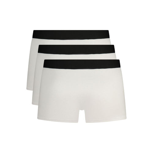 Bikkembergs Weiße Herren-Boxershorts aus Baumwolle