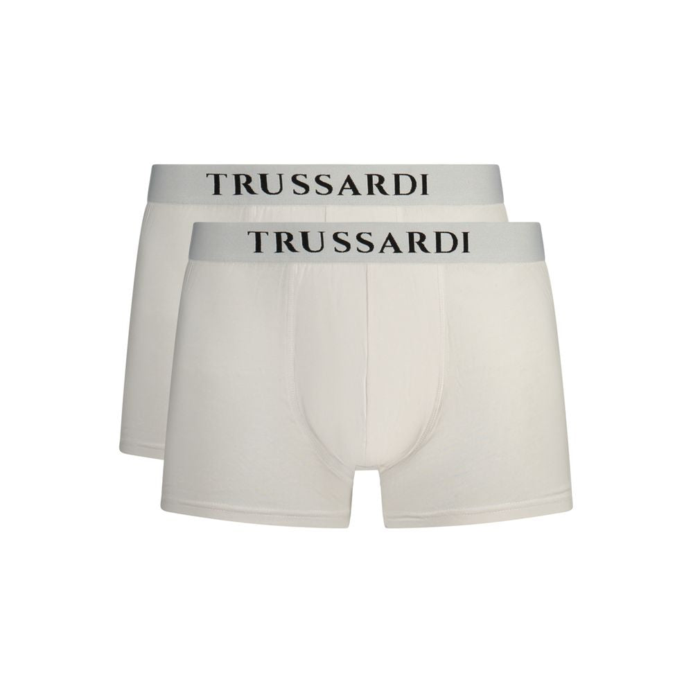 Trussardi Weiße Baumwoll-Unterwäsche