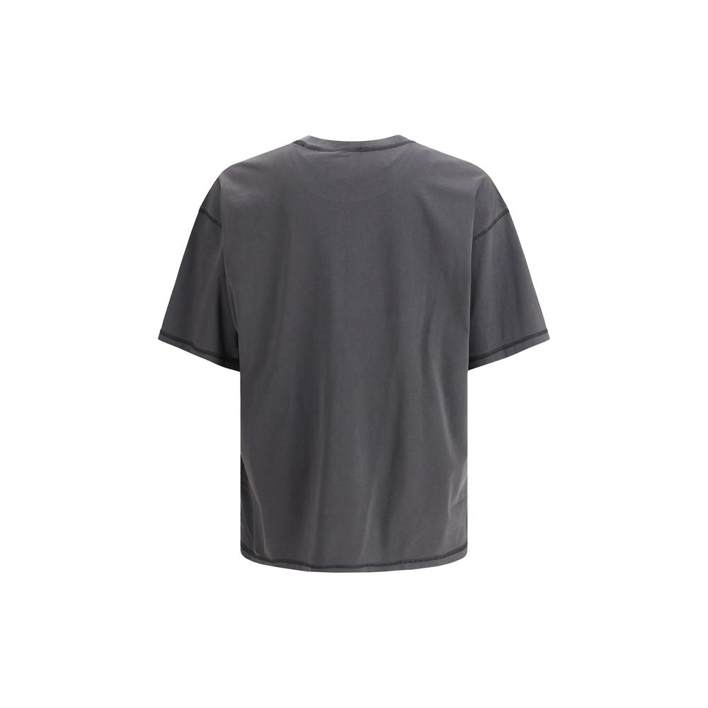 Diesel Baumwoll-T-Shirt in Schwarz