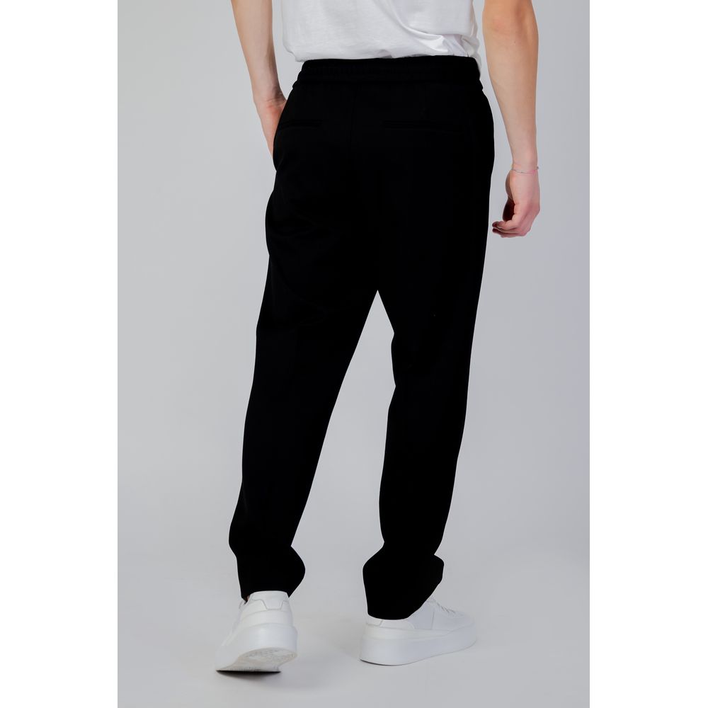 Hugo Boss Schwarze Polyester-Freizeithose
