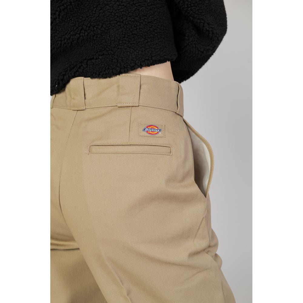 Dickies Beigefarbene Baumwoll-Chino