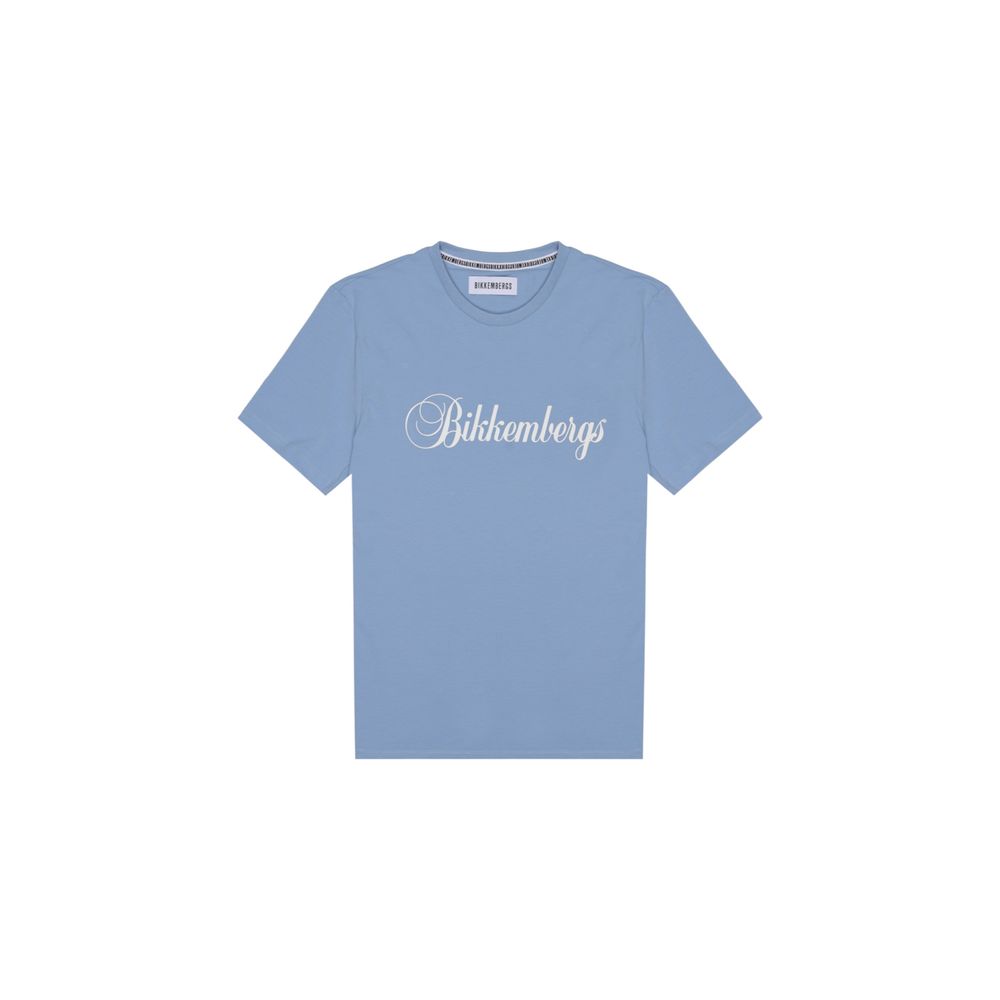 Bikkembergs Baumwoll-T-Shirt in Blau