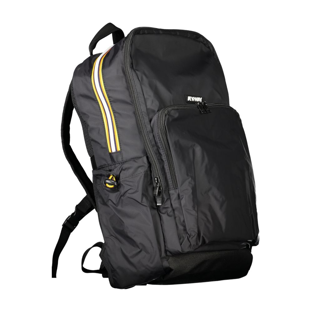 K-WAY Schwarzer Polyamid-Rucksack