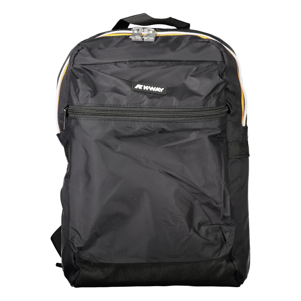 K-WAY Schwarzer Polyamid-Rucksack