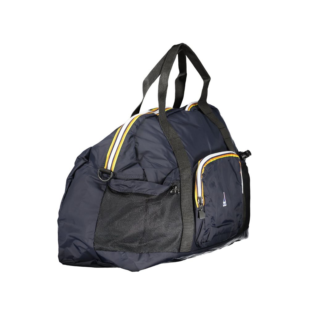 K-WAY Blaue Polyamid-Umhängetasche für Damen und Herren