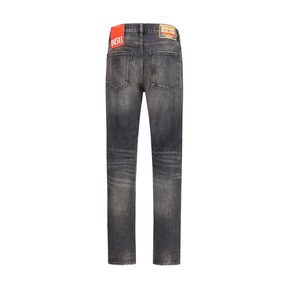 Diesel Graue Baumwoll-Jeans mit Relaxed Fit