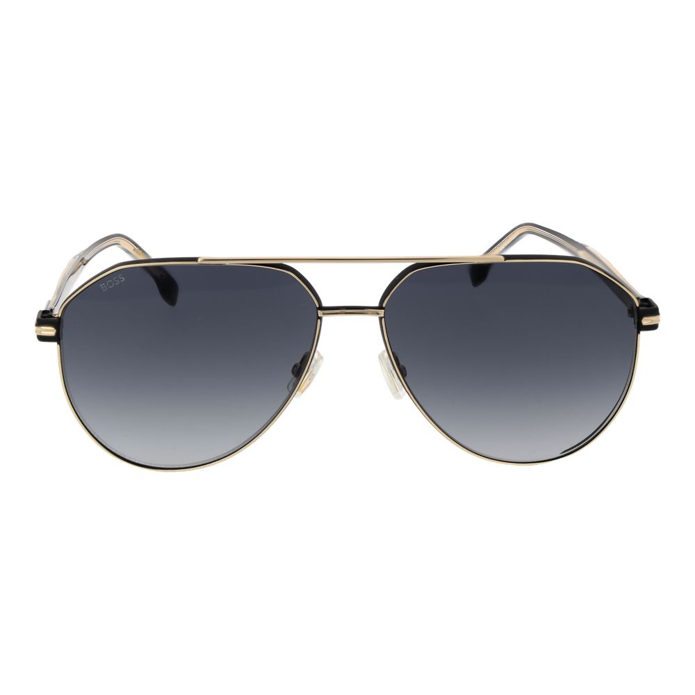 Hugo Boss Goldene Sonnenbrille aus Acetat & Metall