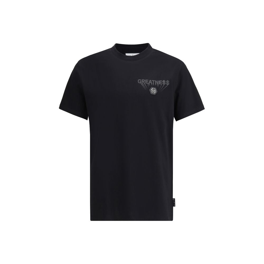 Philipp Plein Schwarzes Baumwoll-T-Shirt