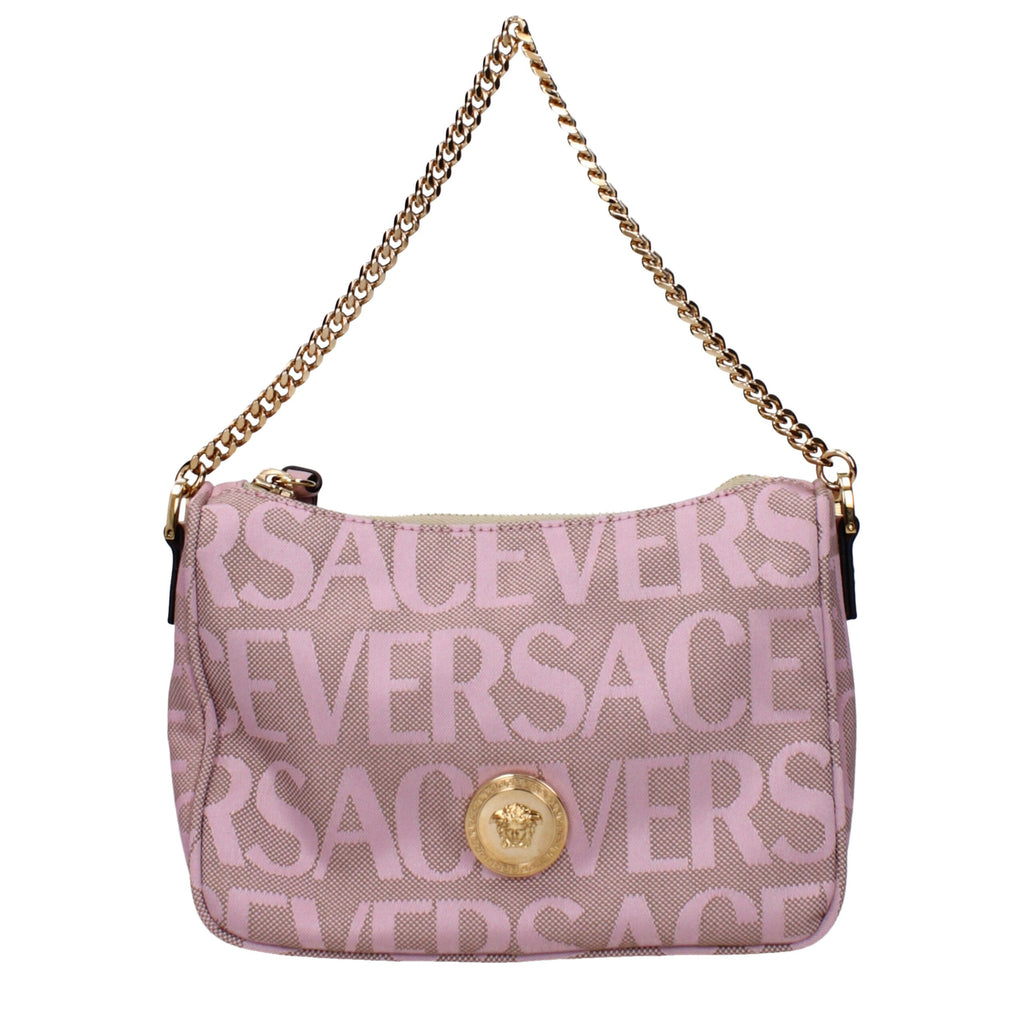 Versace Handtasche aus pinkem Stoff