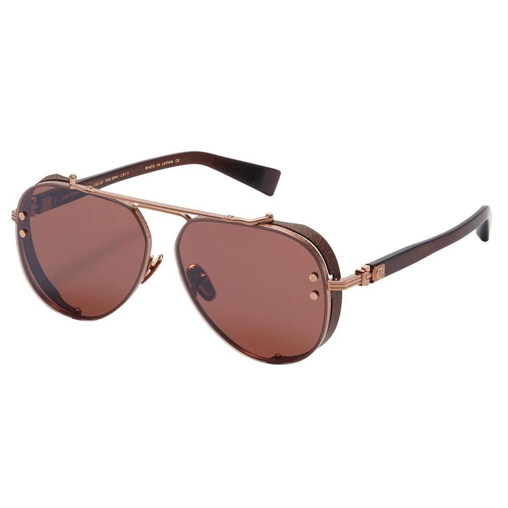 Balmain Multicolor-Sonnenbrille aus Edelstahl
