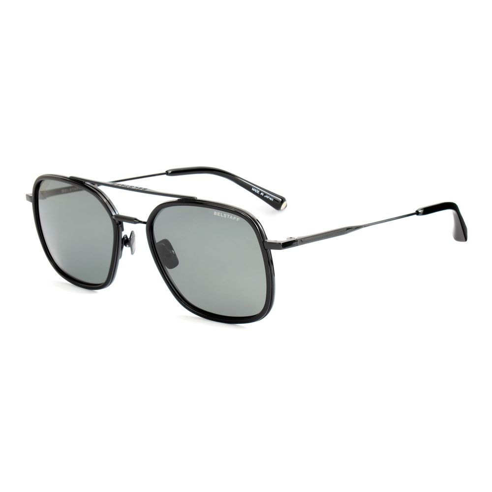 Belstaff Sonnenbrille aus Titan, Schwarz